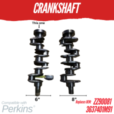 PERKINS A4.236 / A4.248 LIP SEAL CRANKSHAFT ZZ90081 3637401M91